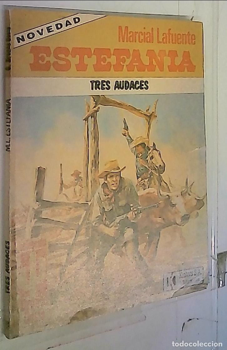 Livros em segunda m&atilde;o: Tres audaces - Estefan&iacute;a, Marcial Lafuente: