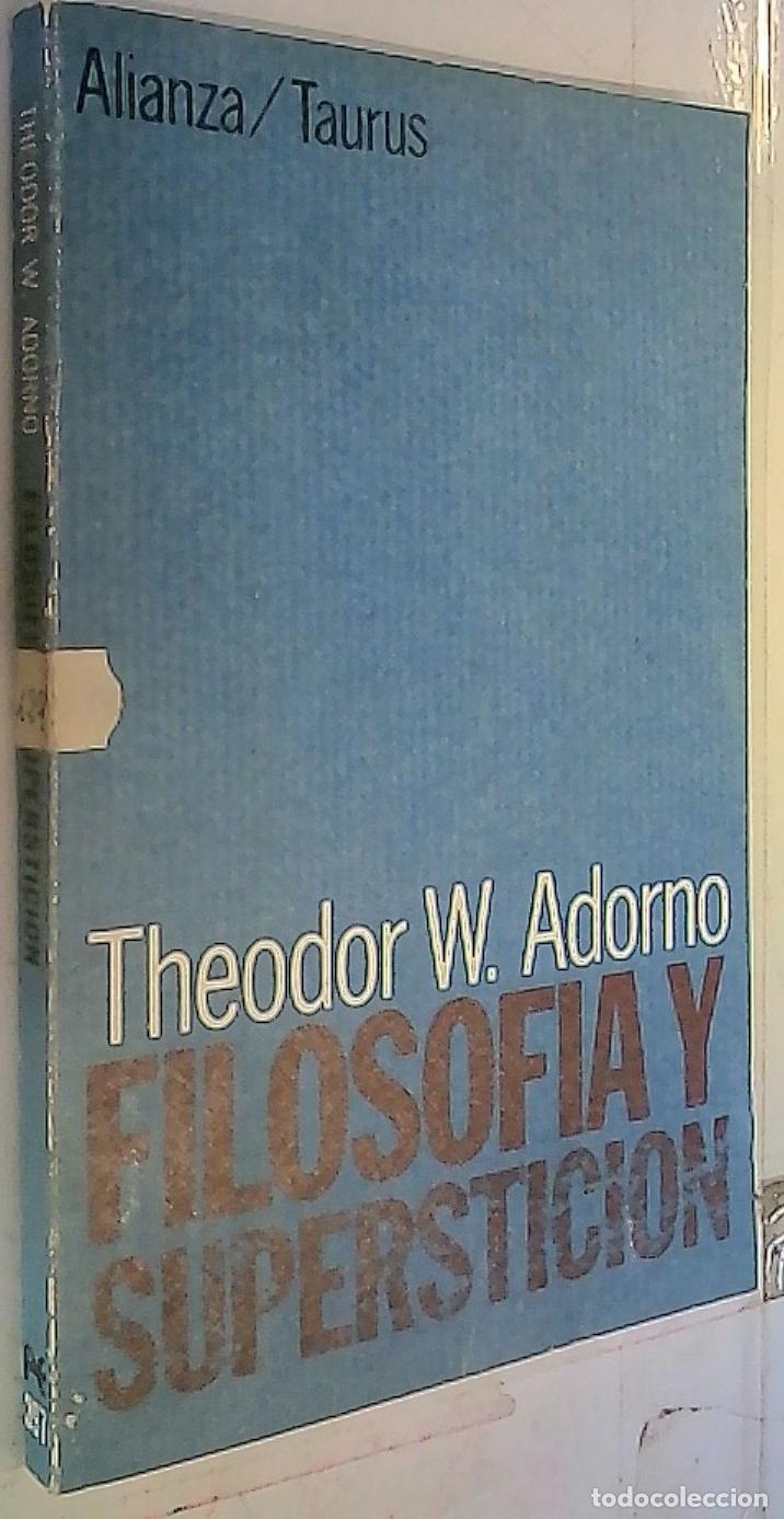 books: Filosof&iacute;a y superstici&oacute;n - Adrono, Theodor W.: