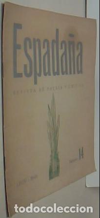 books: Espada&ntilde;a. Revista de poes&iacute;a y cr&iacute;tica. Le&oacute;n , 1945. N&ordm; 14 - AA. VV.: