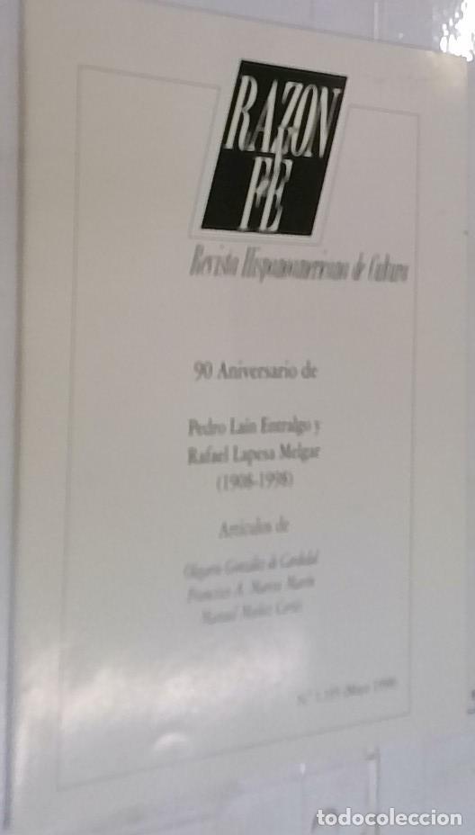 Libros: 90 Aniversario de Pedro La&iacute;n Entralgo y Rafael Lapesa Melgar (1908 - 1998). Art&iacute;culos de Olegario Go