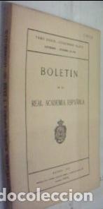 Libros: Bolet&iacute;n de la Real Academia Espa&ntilde;ola Tomo XXXIX Cuaderno CLVIII Septiembre Diciembre - REVISTA:
