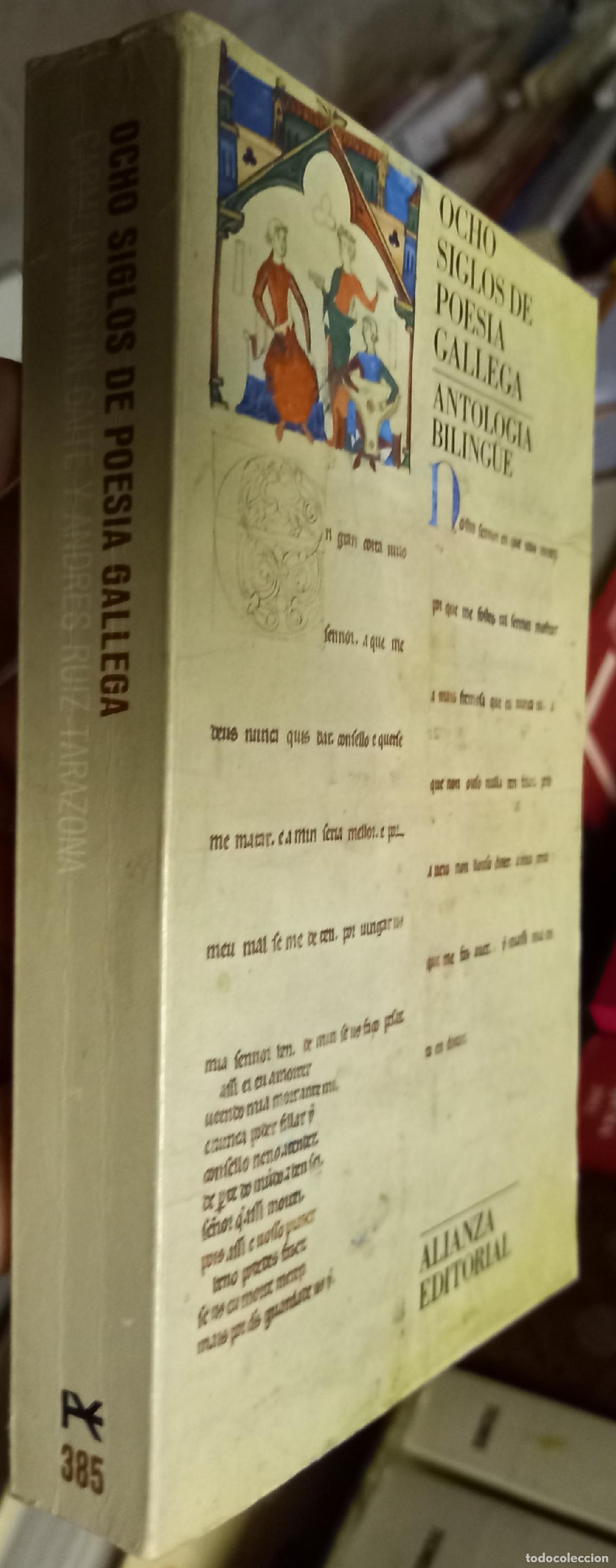 books: Ocho siglos de poes&iacute;a gallega. Antolog&iacute;a bibling&uuml;e - Mart&iacute;n Gaite, Carmen y Ruiz Tarazona, Andr&eacute;s: