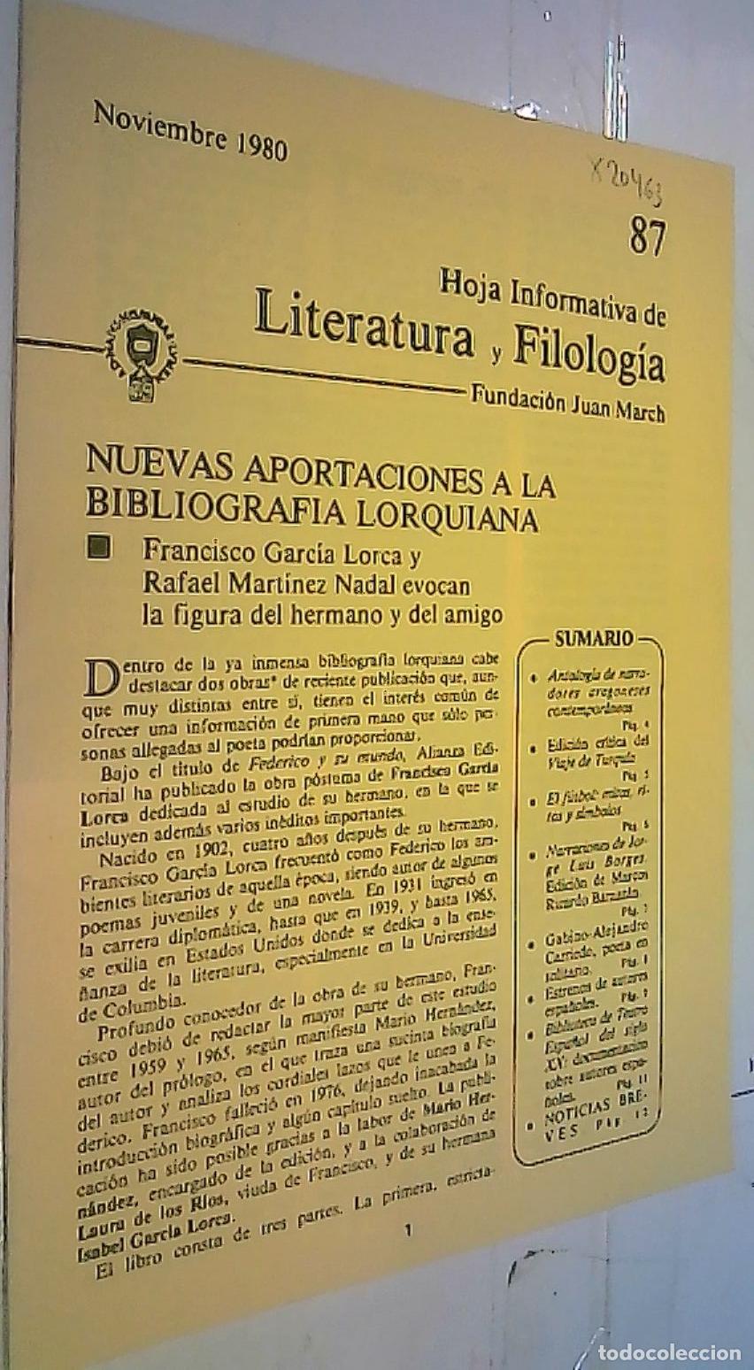Libros: Nuevas aportaciones a la Bibliograf&iacute;a Lorquiana. Francisco Garc&iacute;a Lorca y Rafael Mart&iacute;nez Nadal evoc