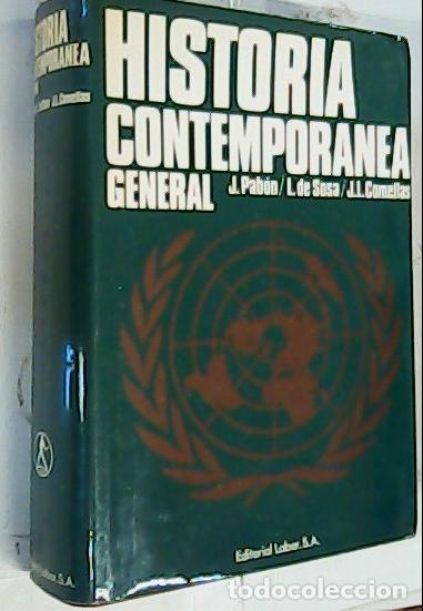 Libros: Historia contempor&aacute;nea general - Pab&oacute;n, J.; Sosa, L. de y Comellas, J. L.: