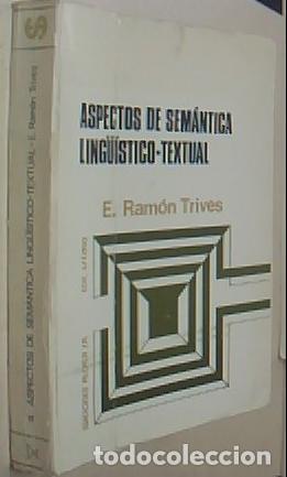 Livros em segunda m&atilde;o: Aspectos de sem&aacute;ntica ling&uuml;&iacute;stico textual - RAMON TRIVES, Estanislao: