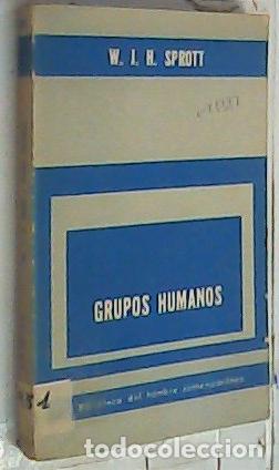 Livres: Grupos humanos - Sprott, W. J. H.: