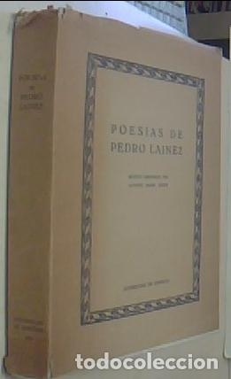 Livres: Poes&iacute;as de .... Edici&oacute;n preparada por ... - LAINEZ, Pedro - MARTIN OCETE, Antonio: