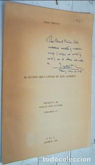 Livres: El Ovidio cervantino de Don Americo. Separata - Urrutia, Jorge: