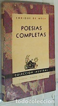 Livres: Poes&iacute;as completas - Mesa, Enrique de: