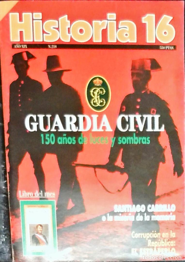 B&uuml;cher: Guardia Civil: 150 a&ntilde;os de luces y sombras. Santiago Carrillo o la miseria de la memoria. Corrupcui&oacute;