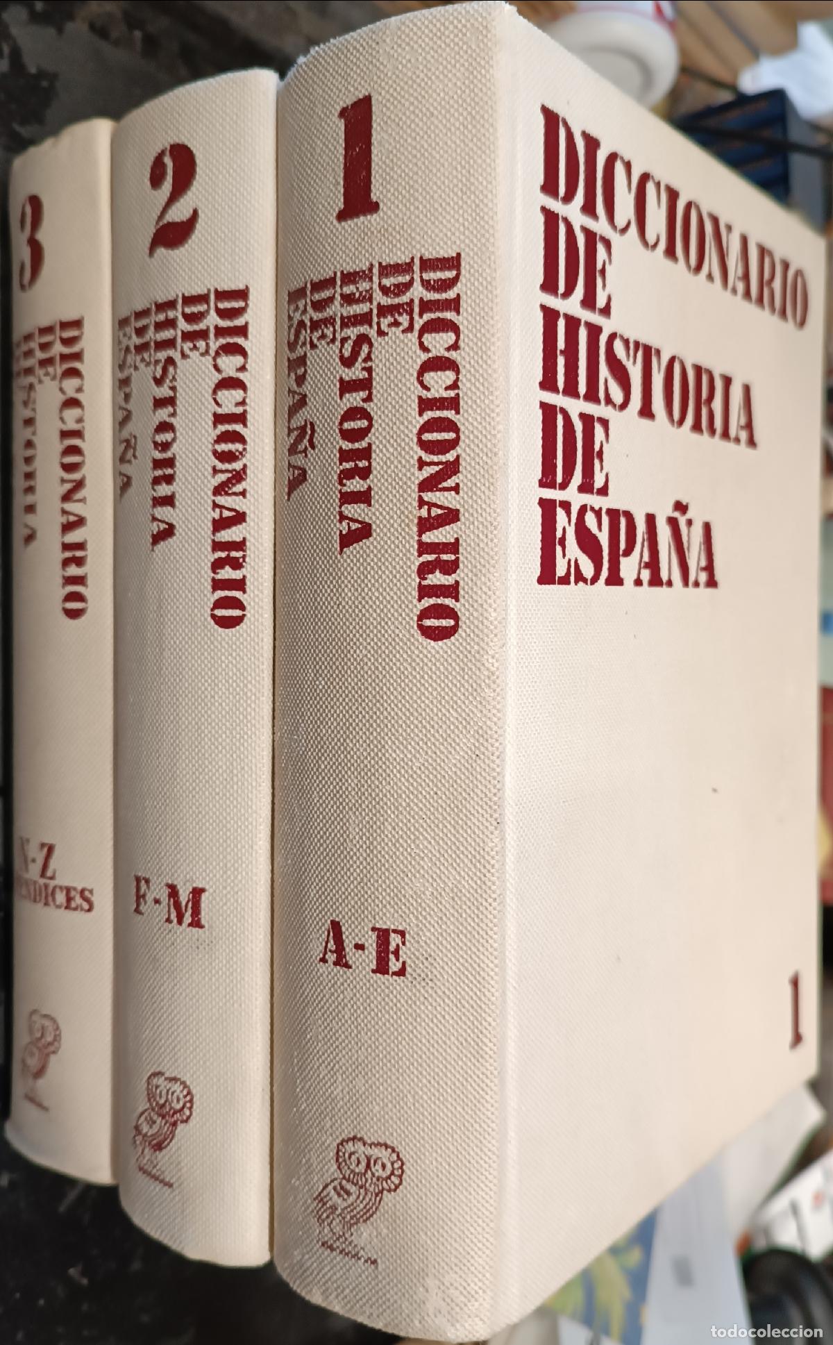 books: Diccionario de historia de Espa&ntilde;a. 3 tomos - Bleiberg, Germ&aacute;n: