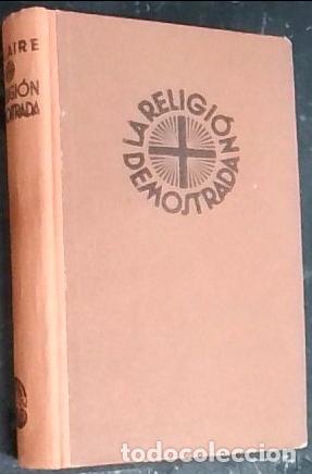 books: La Religi&oacute;n demostrada o los fundamentos de la F&eacute; Cat&oacute;lica ante la raz&oacute;n y la Ciencia - Hillaire, P.