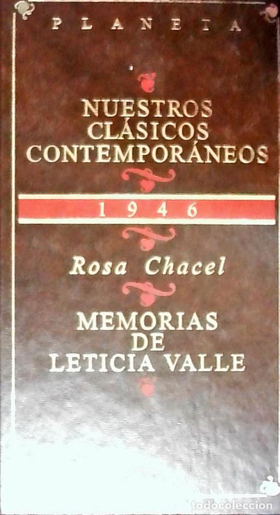 books: Memorias de Leticia Valle - CHACEL, Rosa: