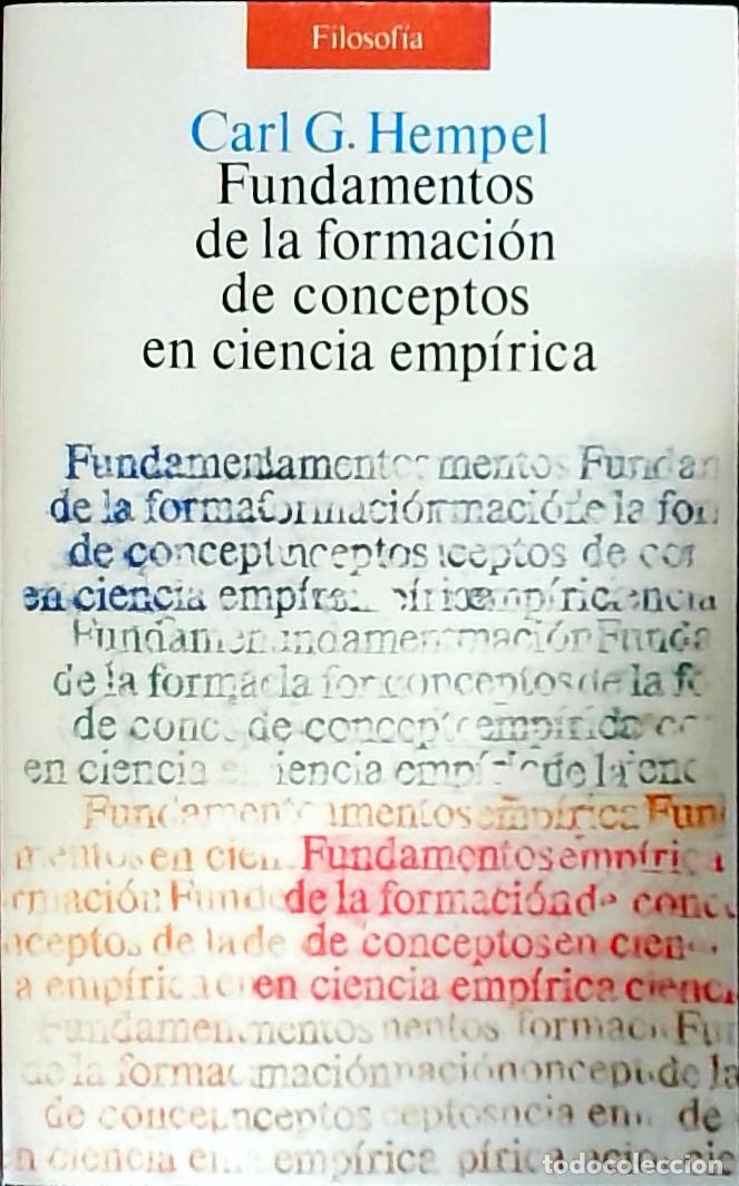 B&uuml;cher: Fundamentos de la formaci&oacute;n de conceptos en ciencia emp&iacute;rica - HEMPEL, Carl Gustav: