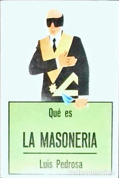 Libros: Qu&eacute; es la Masoner&iacute;a - Pedrosa Biain, Luis: