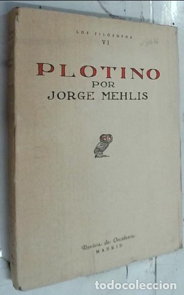 Libros: Plotino - Mehlis, Jorge: