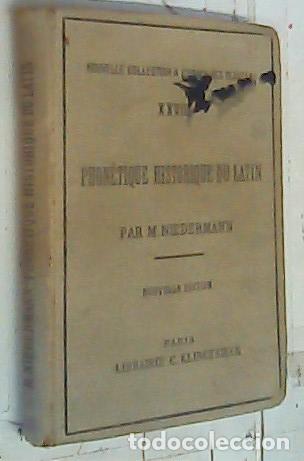 B&uuml;cher: Pr&eacute;cis de phon&eacute;tique historique du latin - Niedermann, Max: