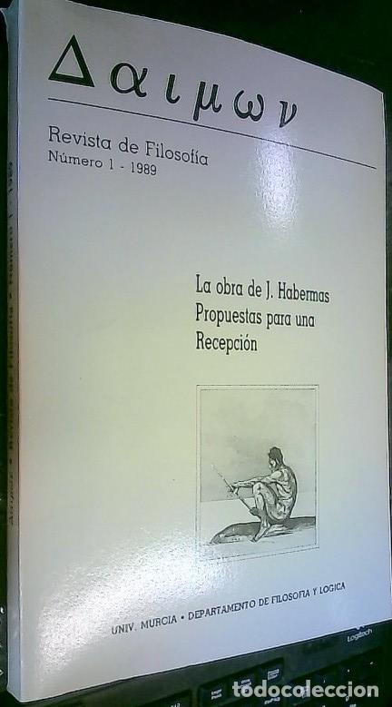 B&uuml;cher: La obra de J. Habermas. Propuestas para una recepci&oacute;n - REVISTA DAIMON: