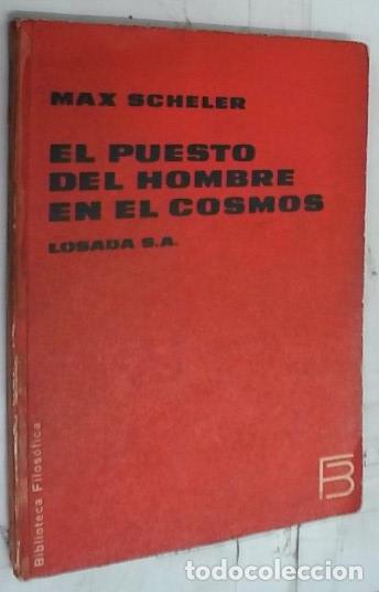 B&uuml;cher: El puesto del hombre en el cosmos - Scheler, Max: