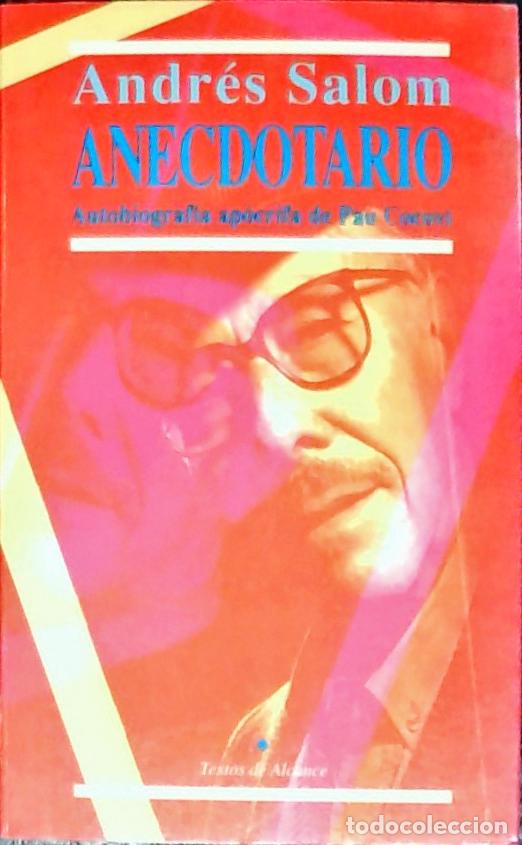 B&uuml;cher: Anecdotario : (autobiograf&iacute;a ap&oacute;crifa de Pau Cocovi) - Salom Amengual, Andr&eacute;s: