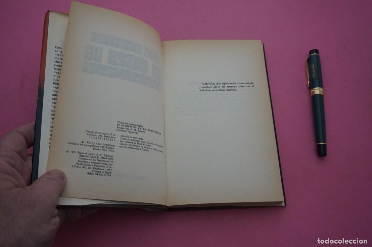 Libros: AMF-34D/ EN BUSCA DE EXTRATERRESTRES - ALAN LANDSBURG / CIRCULO DE LECTORES - Foto 3
