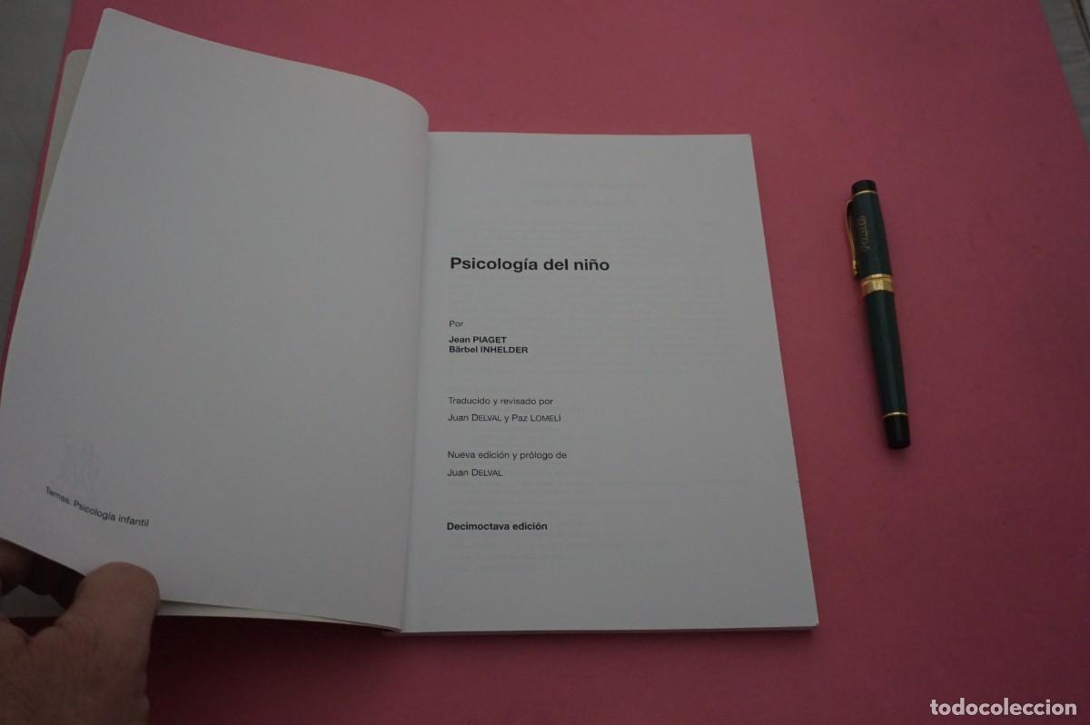 Libros: AMF-34C/ PSICOLOGIA DEL NI&Ntilde;O - JEAN PIAGET - Foto 2
