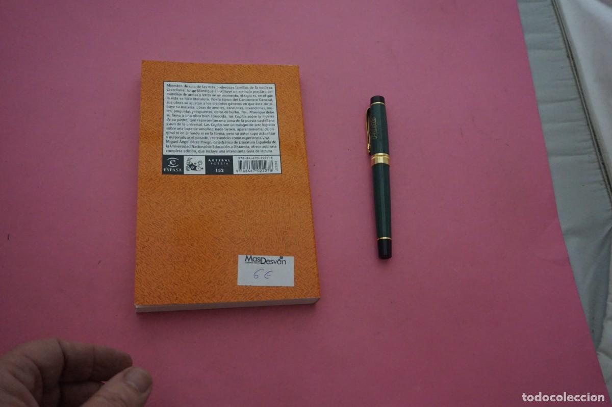 Libros: AMF-34C/ POESIAS COMPLETAS - JORGE MANRIQUE / AUSTRAL EDITOR - Foto 5