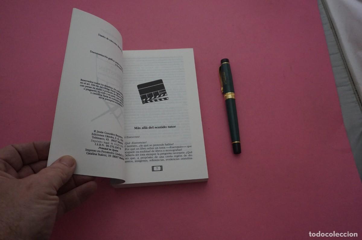 Libros: AMF-34C/ S. M. EISENSTEIN - JESUS GONZALES REQUENA / CATEDRA EDITOR - Foto 3