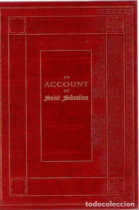 Libros: An account of Saint Sebastian - NO CONSTA AUTOR