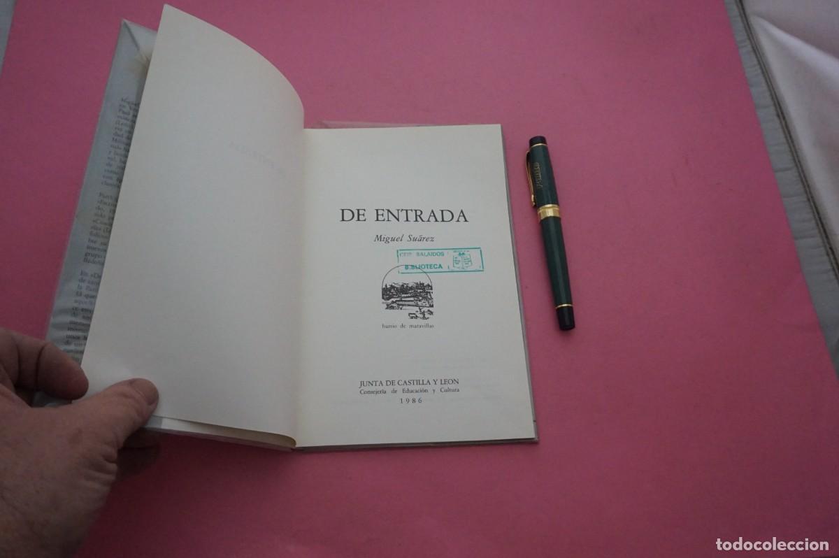 Libros: AMF-34C/ DE ENTRADA - MIGUEL SUAREZ / JUNTA DE CASTILLA Y LEON 1986 - Foto 2