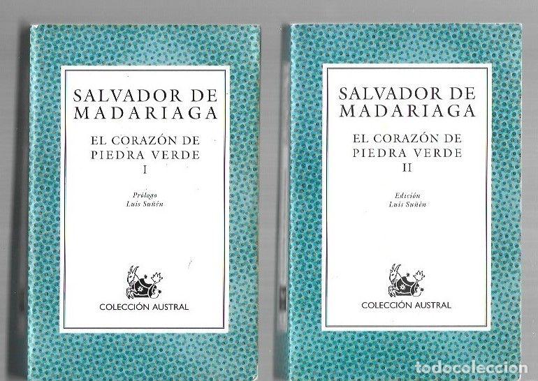 Libri di seconda mano: CORAZON DE PIEDRA VERDE - EL (2 TOMOS) - MADARIAGA, SALVADOR DE