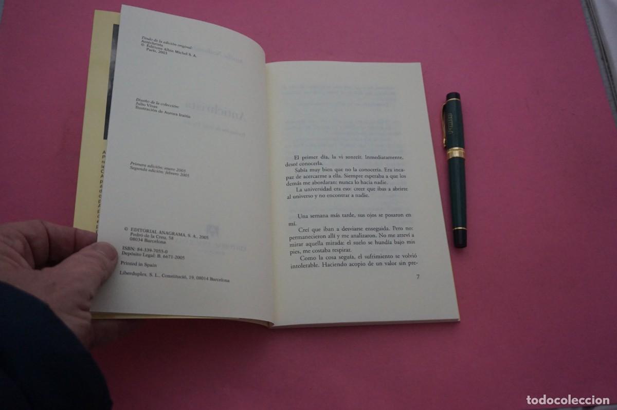 Libros: AMF-34C/ ANTICHRISTA - AMELIE NOTHOMB / EDITORIAL ANAGRAMA - Foto 4
