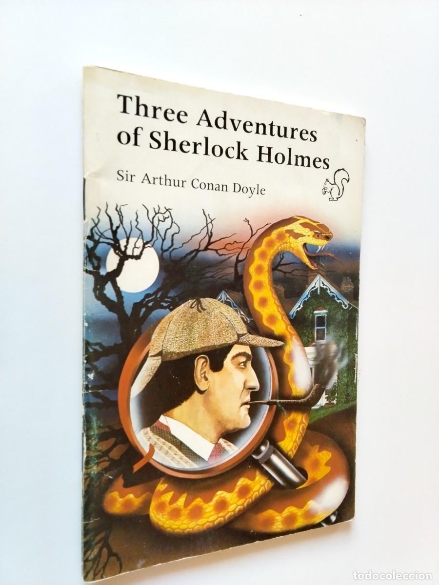 Livres: Sir Arthur Conan Doyle, Simplified by Frances Johnston - Three Adventures of Sherlock Holmes