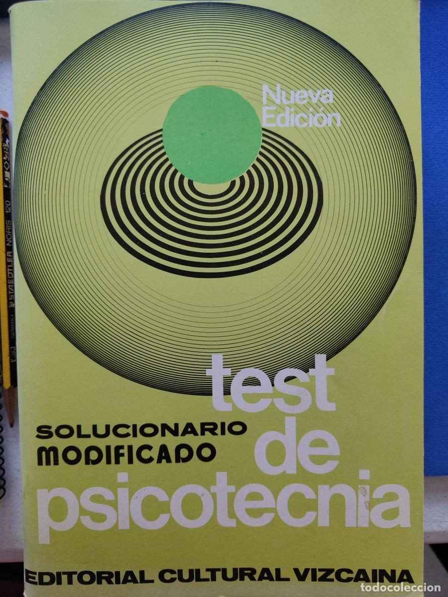 Libros: Solucionario Test de Psicotecnia. Nueva Edici&oacute;n - tdk448