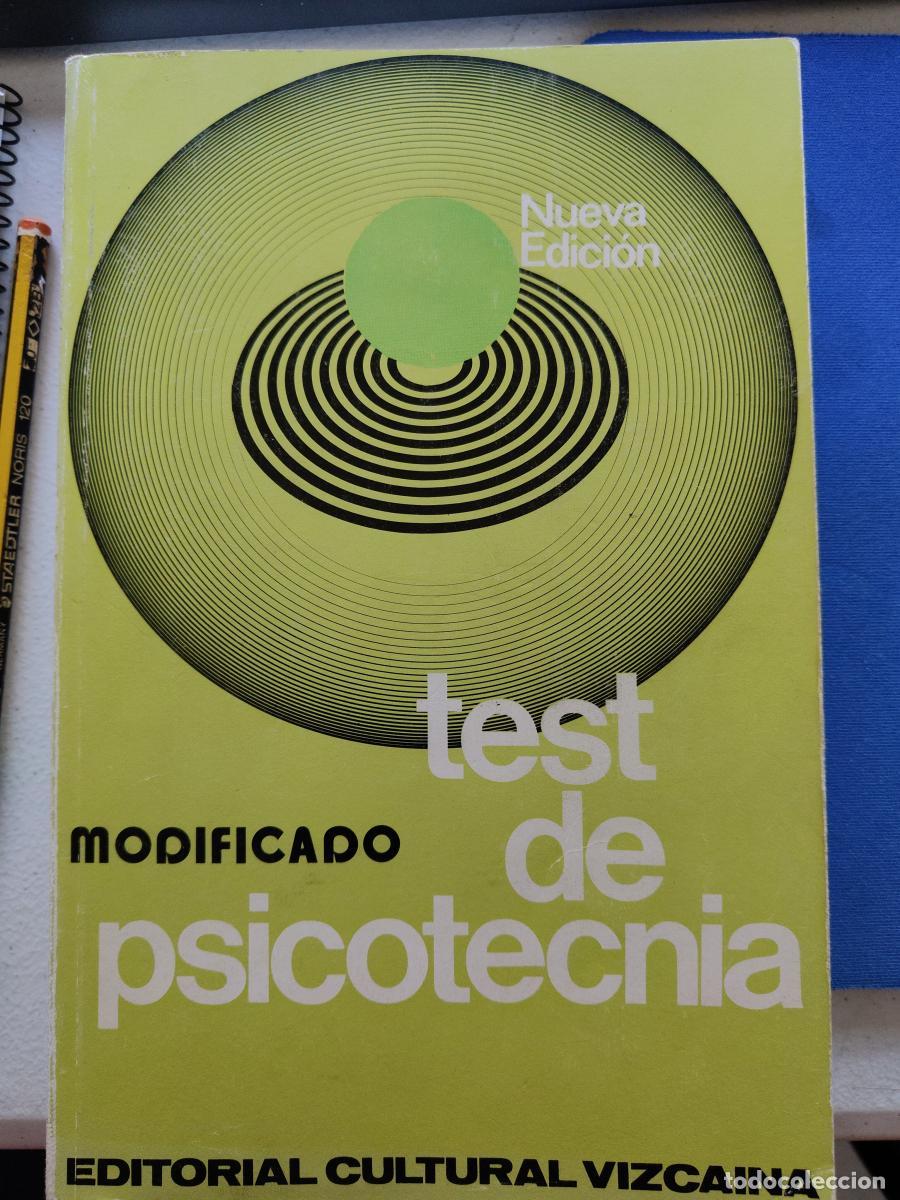 Libros: Test de Psicotecnia. Nueva Edicion - Editorial Cultural Vizcaina tdk448