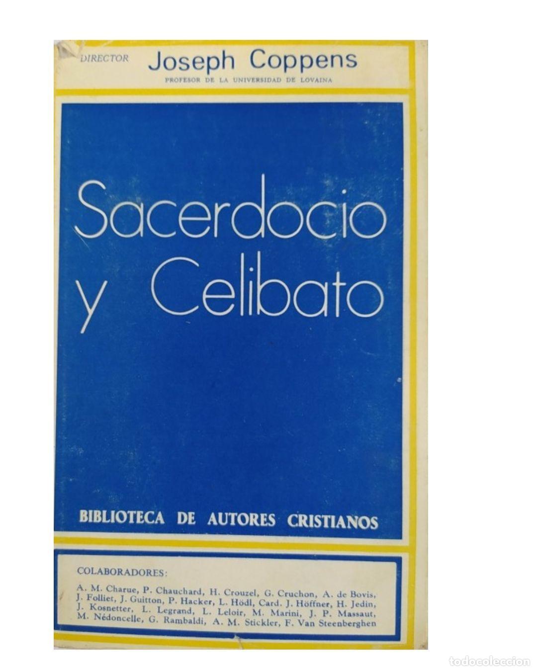 Libros: Sacerdocio y celibato - Biblioteca de Autores Cristianos