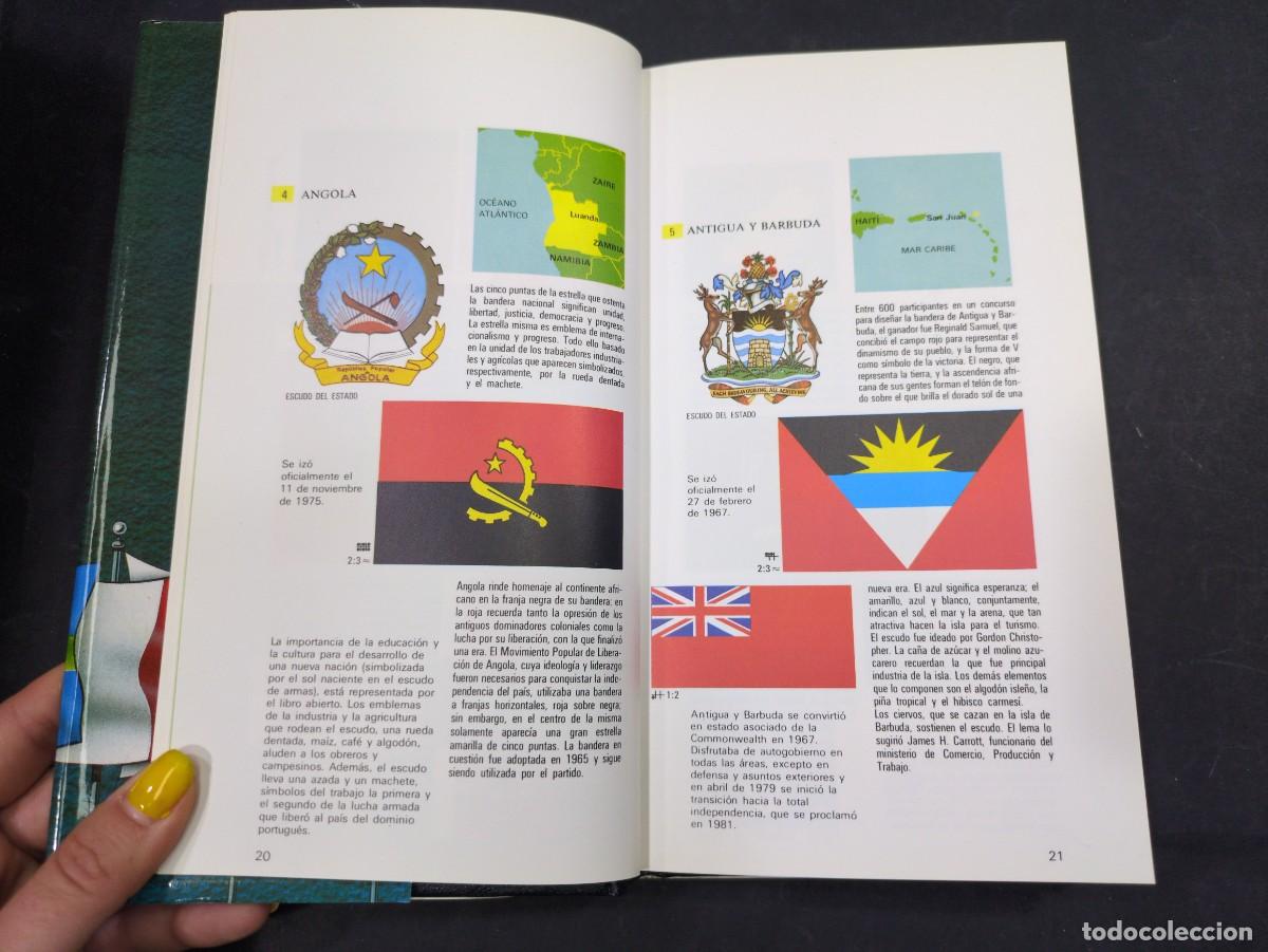 Libros: LIBRO BANDERAS Y ESCUDOS DEL MUNDO (1985) WHITNEY SMITH folio - Foto 2