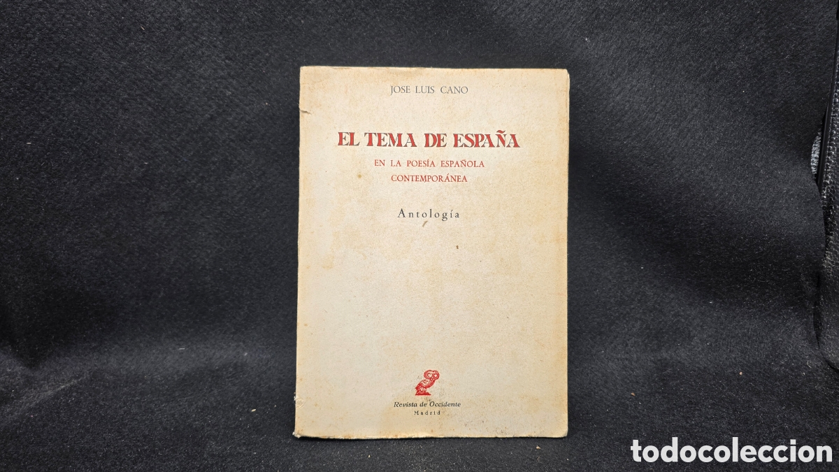Libros: EL TEMA DE ESPA&Ntilde;A. EN LA POES&Iacute;A ESPA&Ntilde;OLA CONTEMPOR&Aacute;NEA. 1964