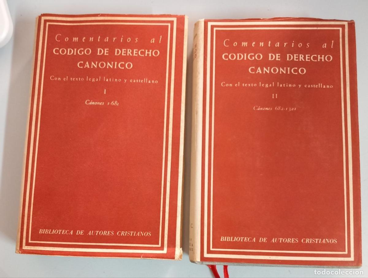 Libros: Comentarios al C&oacute;digo de Derecho Can&oacute;nico. (2 vol). - VV. AA.: