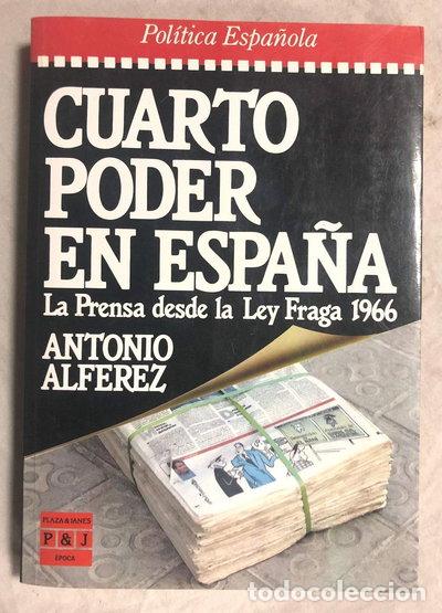 Libros: Cuarto poder en Espa&ntilde;a- 9788401333217