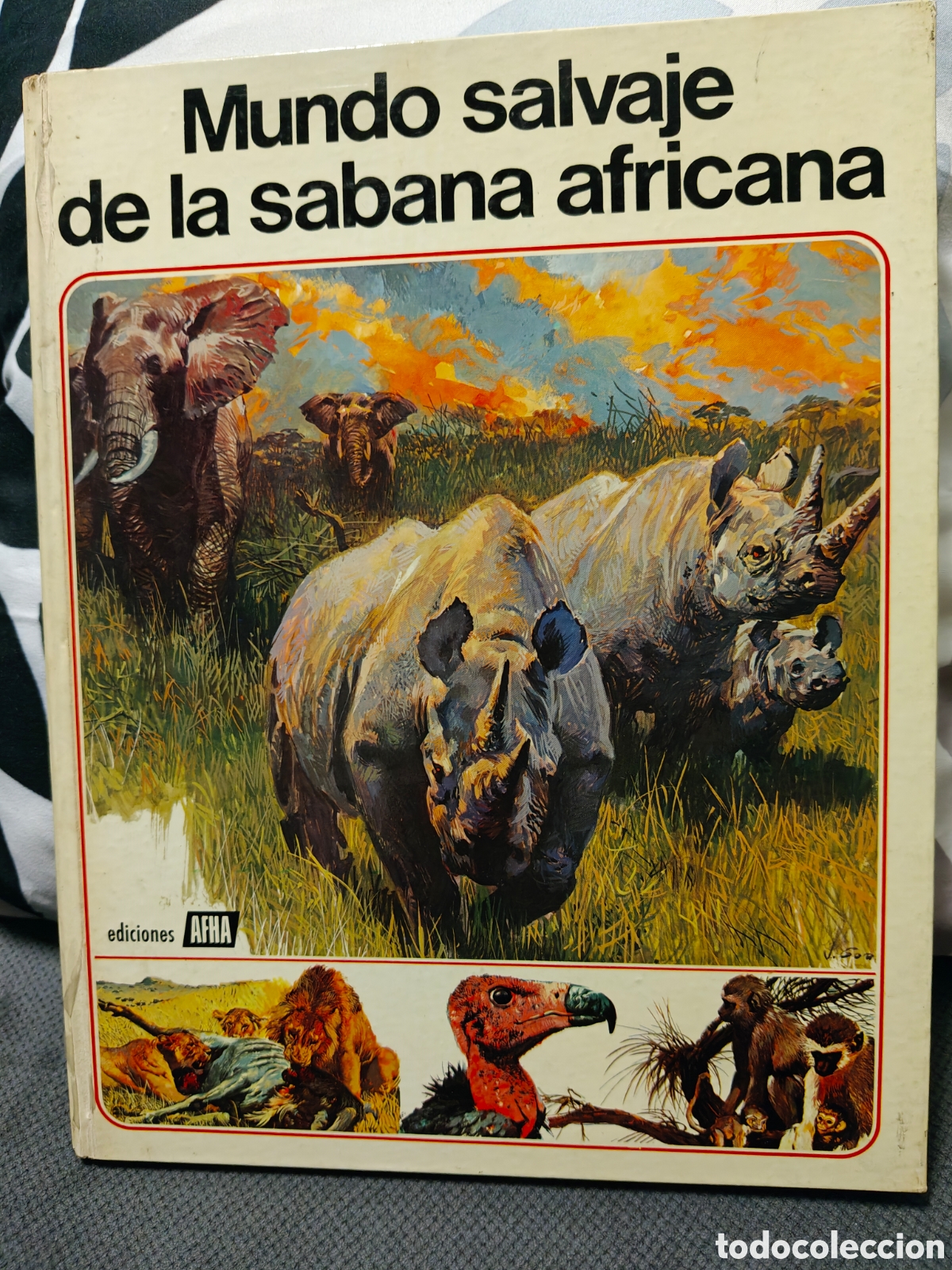 Libros: Mundo salvaje de la sabana africana, ed. Afha