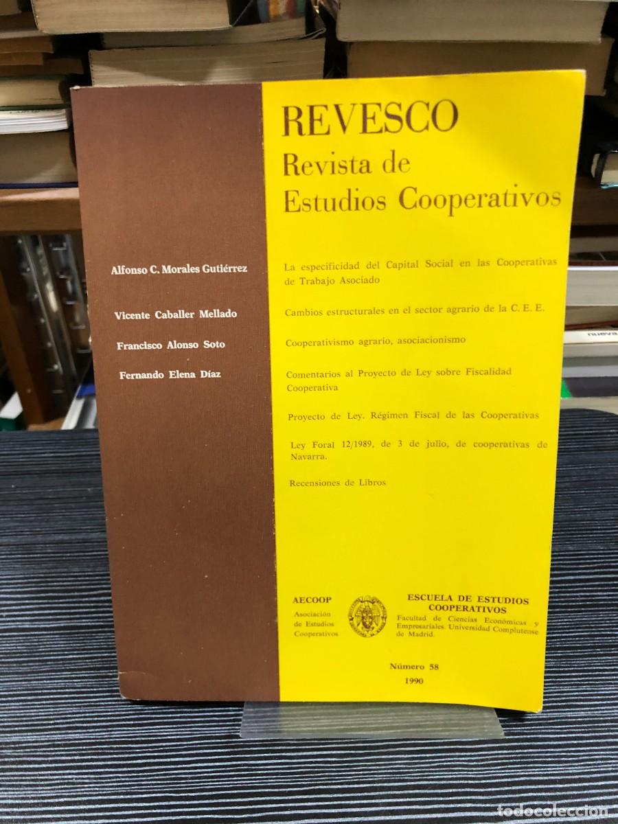 Libros: REVESCO: Revista de Estudios Cooperativos (N&ordm; 58, 1990)