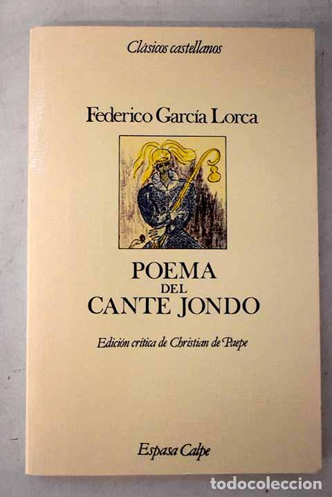 B&uuml;cher: Poema del cante jondo.- Garc&iacute;a Lorca, Federico