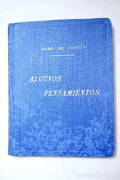 Livros em segunda m&atilde;o: Algunos pensamientos.- Castillo, Isabel del