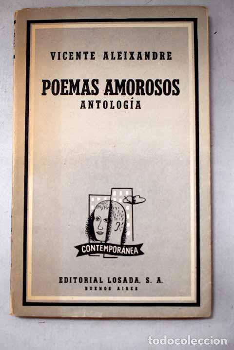 Livros em segunda m&atilde;o: Poemas amorosos: antolog&iacute;a.- Aleixandre, Vicente