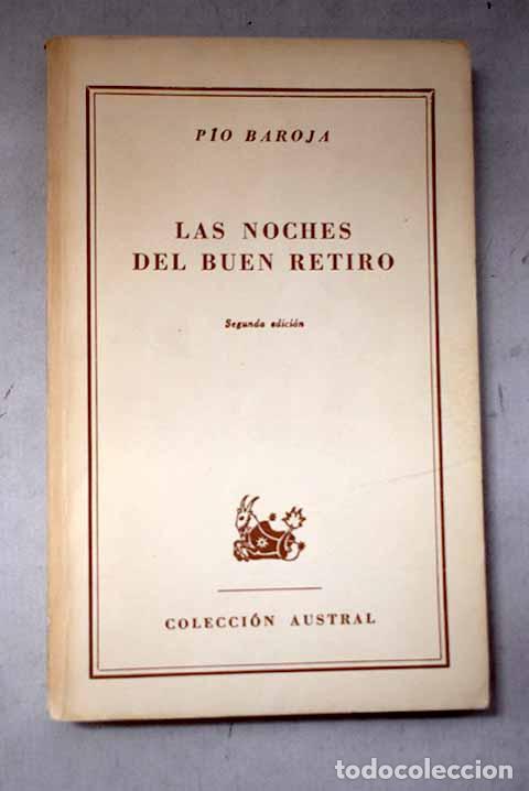 Libros: Las noches del Buen Retiro.- Baroja, P&iacute;o