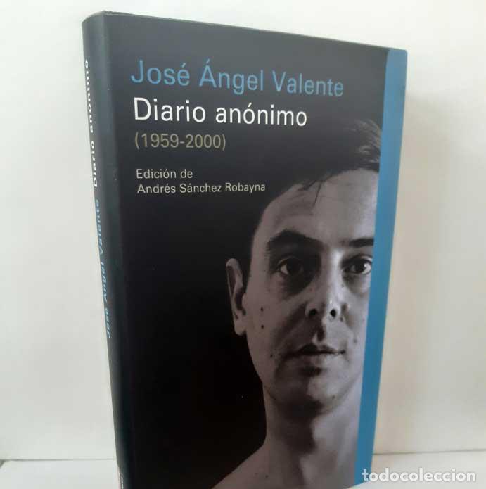 Livros em segunda m&atilde;o: DIARIO AN&Oacute;NIMO (1959-2000) - VALENTE, JOS&Eacute; &Aacute;NGEL