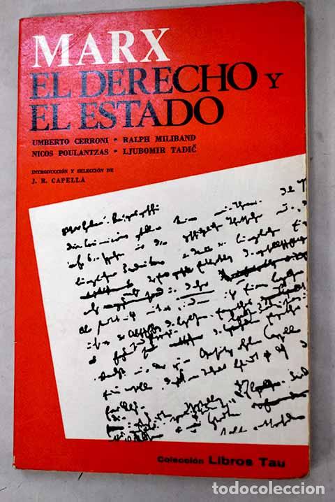 Libros: Marx, el Derecho: El Estado