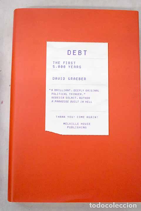 Libros: Debt: Graeber, David.- Graeber, David
