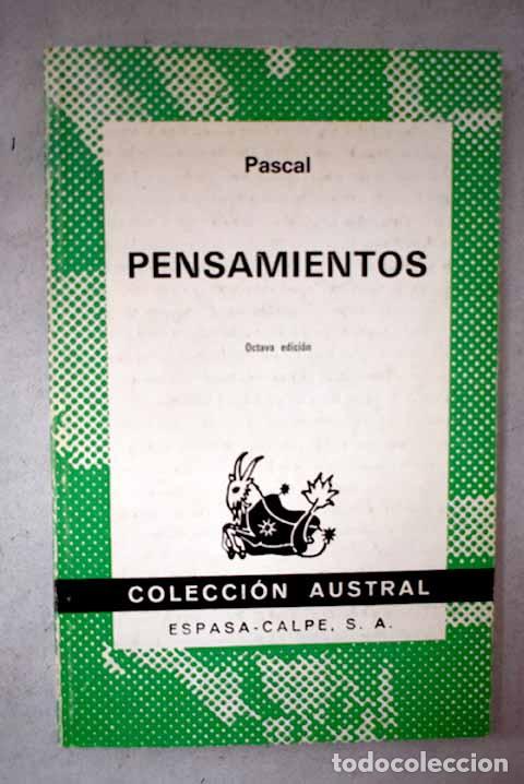Libros: Pensamientos: Pascal, Blaise.- Pascal, Blaise